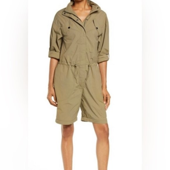SWEATY BETTY NWTInterstellar Boilersuit in moss green Sz XS - Picture 2 of 10